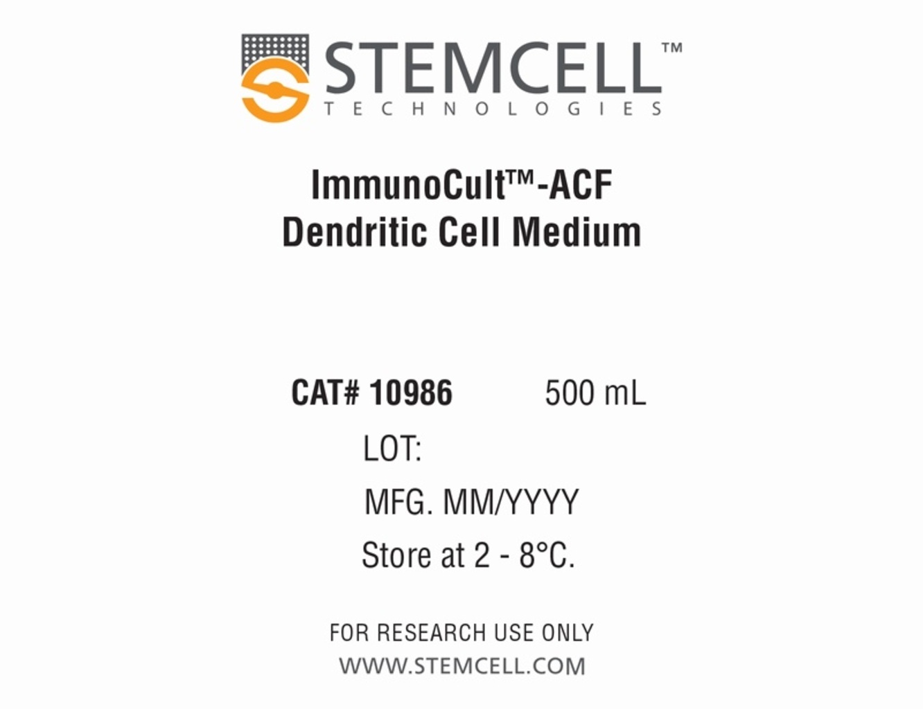 رسانای سلول دندریتی ImmunoCult™-ACF