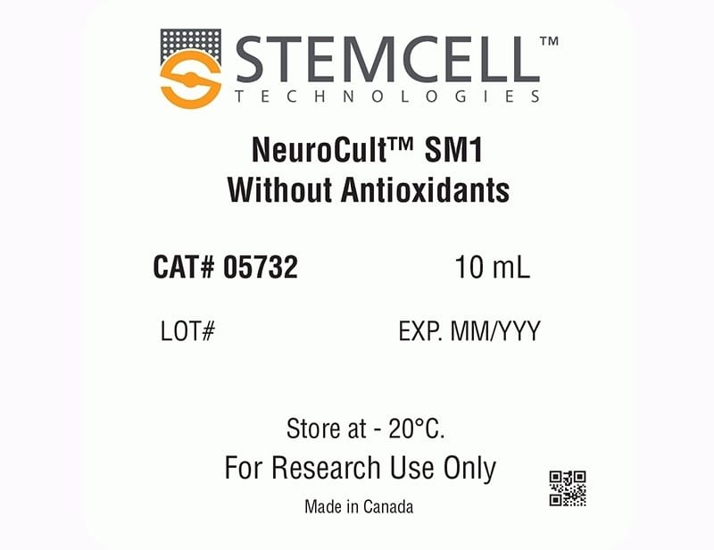 مکمل NeuroCult™ SM1 بدون آنتی‌اکسیدان‌ها