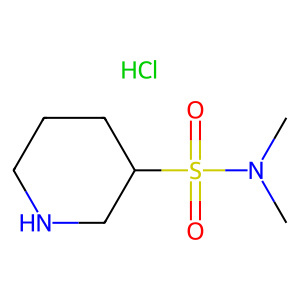 N,N-Dimethylpiperidine-3-sulfonamide hydrochloride بسته 100 میلی‌گرم 1 * 100 میلی‌گرم